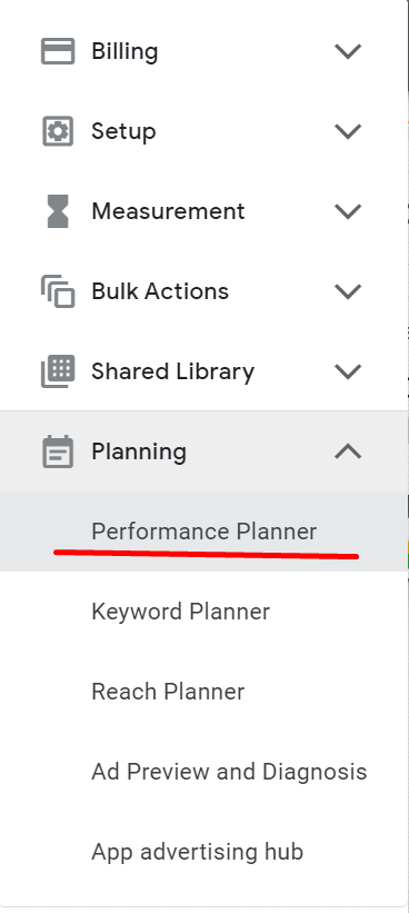 Performance Planner