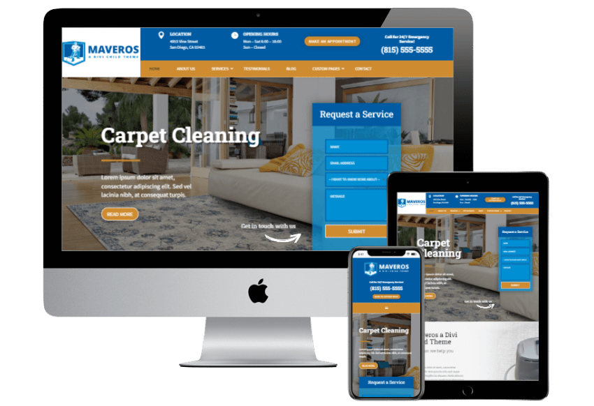 Carpet Cleaning Mockup