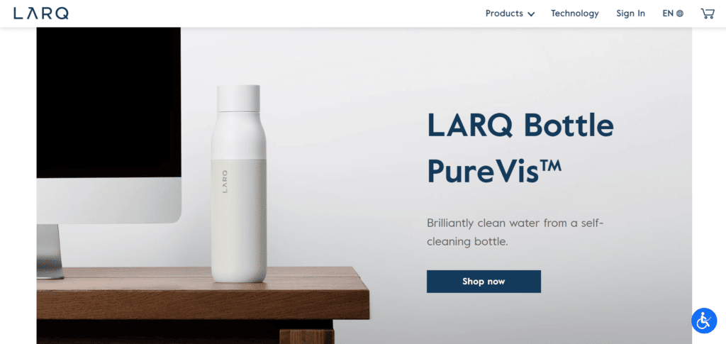 LARQ Landing Page