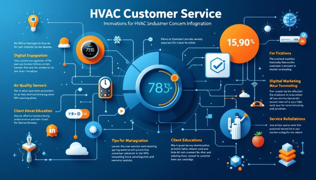 Customer service in the HVAC industry.